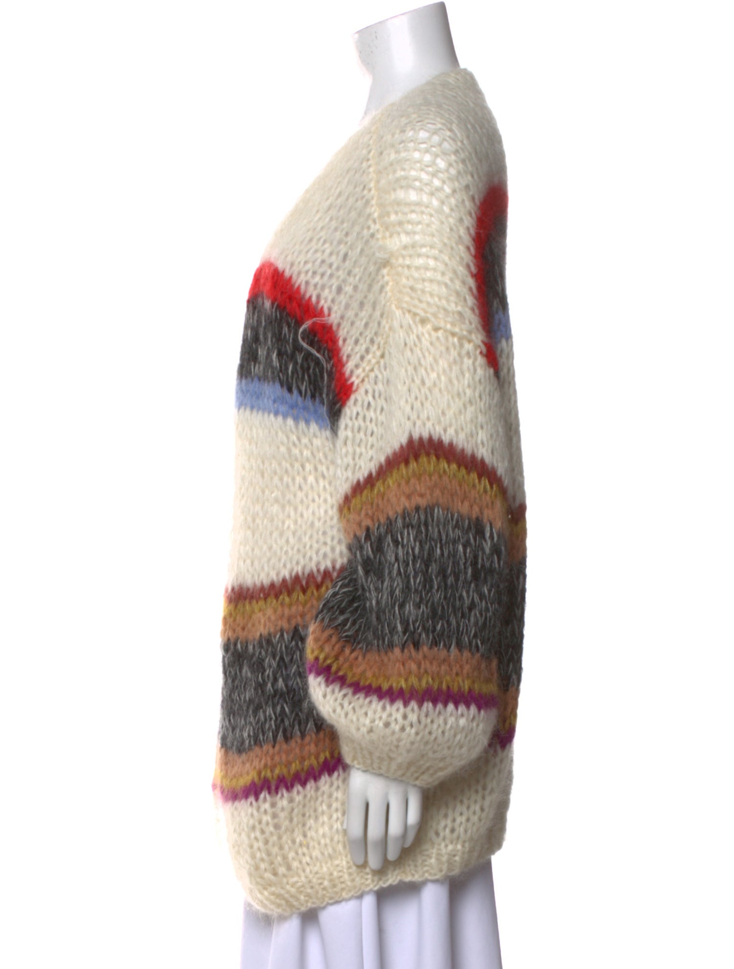 Maiami Mohair Striped Sweater