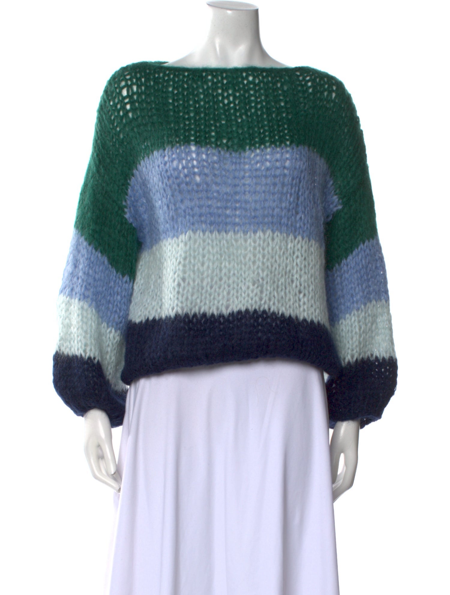 Maiami Mohair Striped Sweater