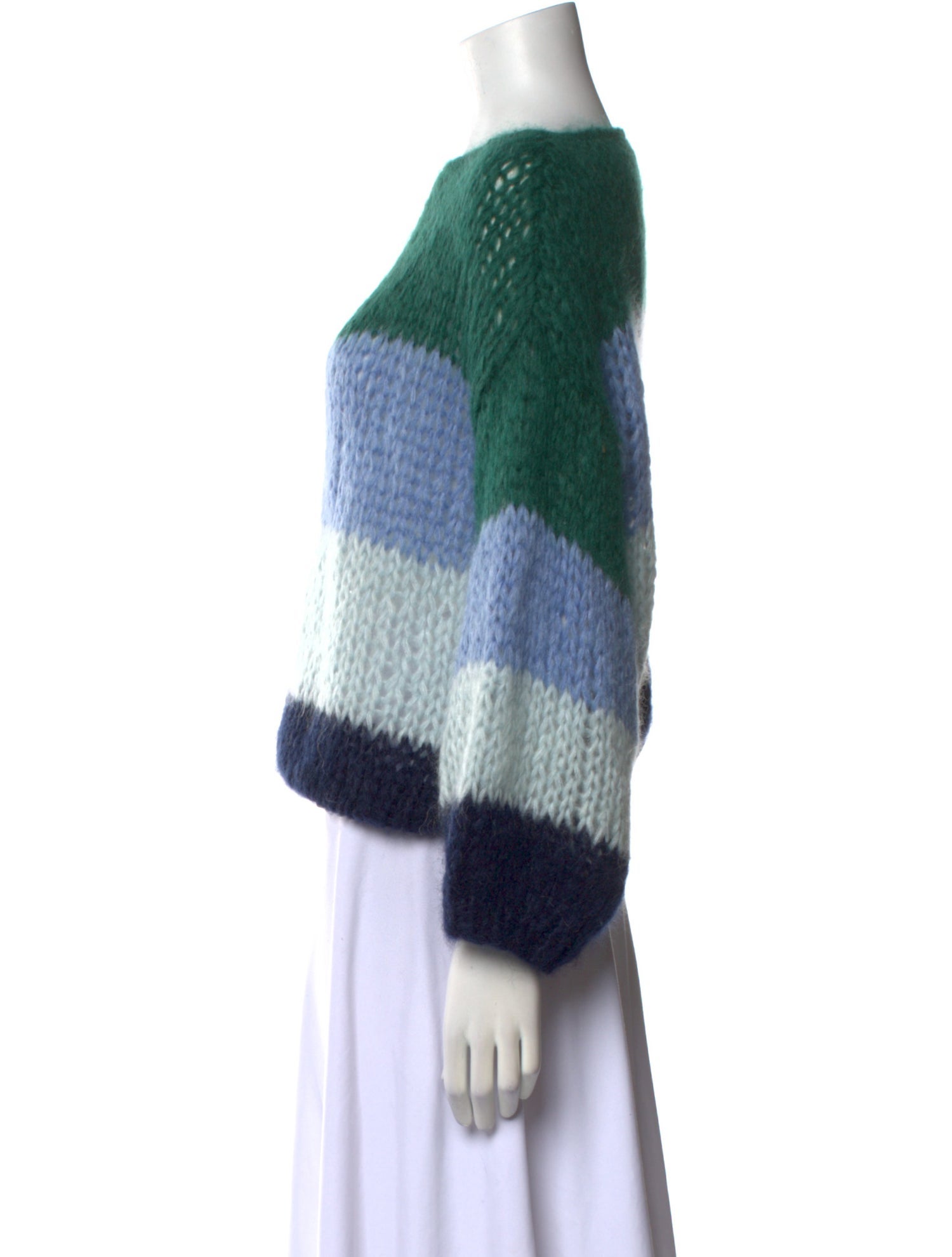 Maiami Mohair Striped Sweater