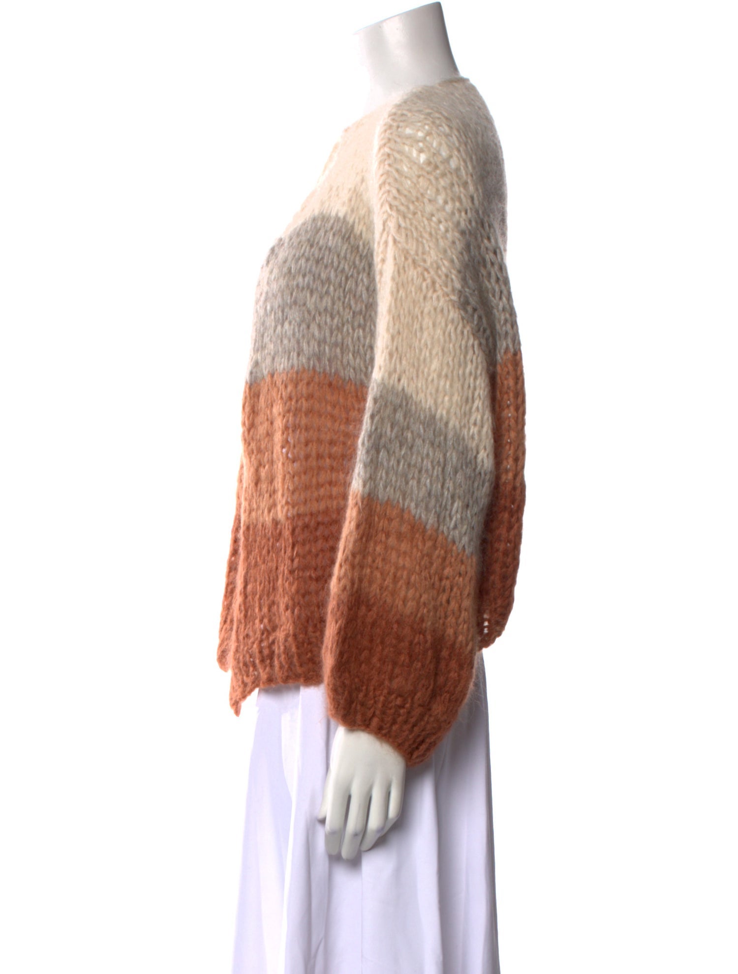Maiami Mohair Striped Sweater