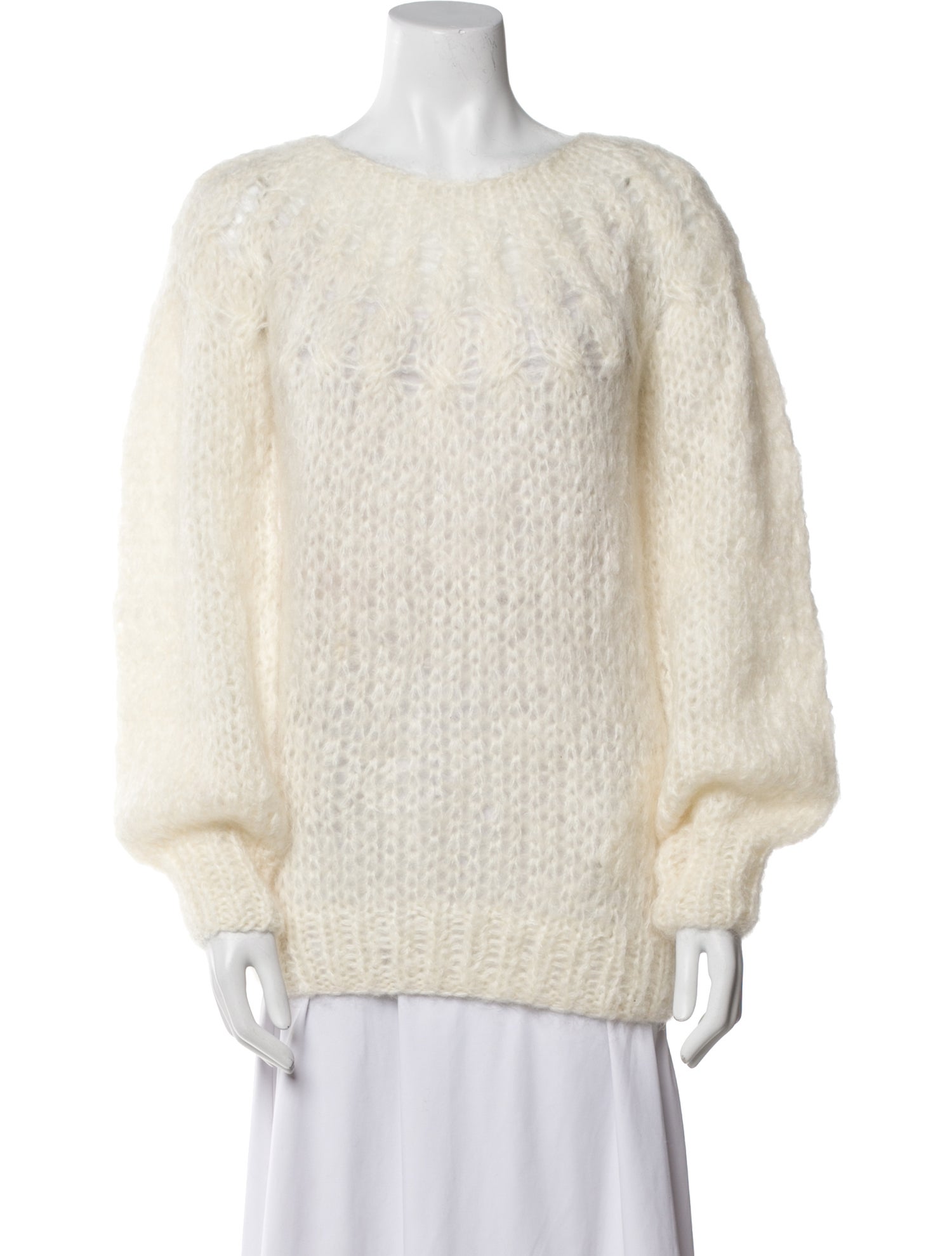 Maiami Mohair Scoop Neck Sweater w/ Tags
