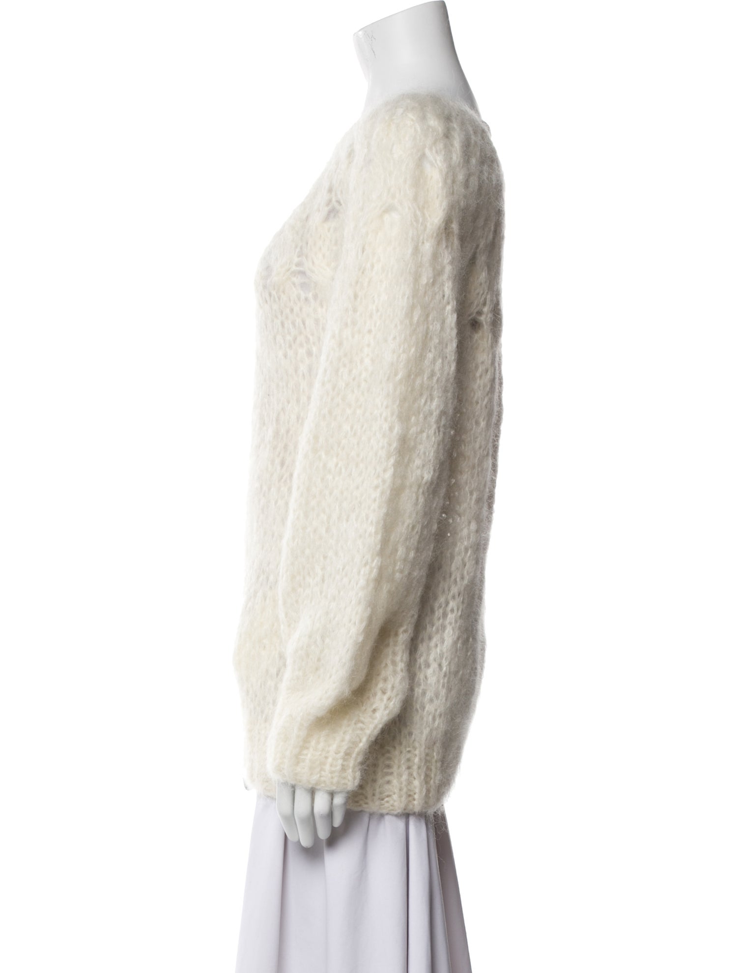 Maiami Mohair Scoop Neck Sweater w/ Tags