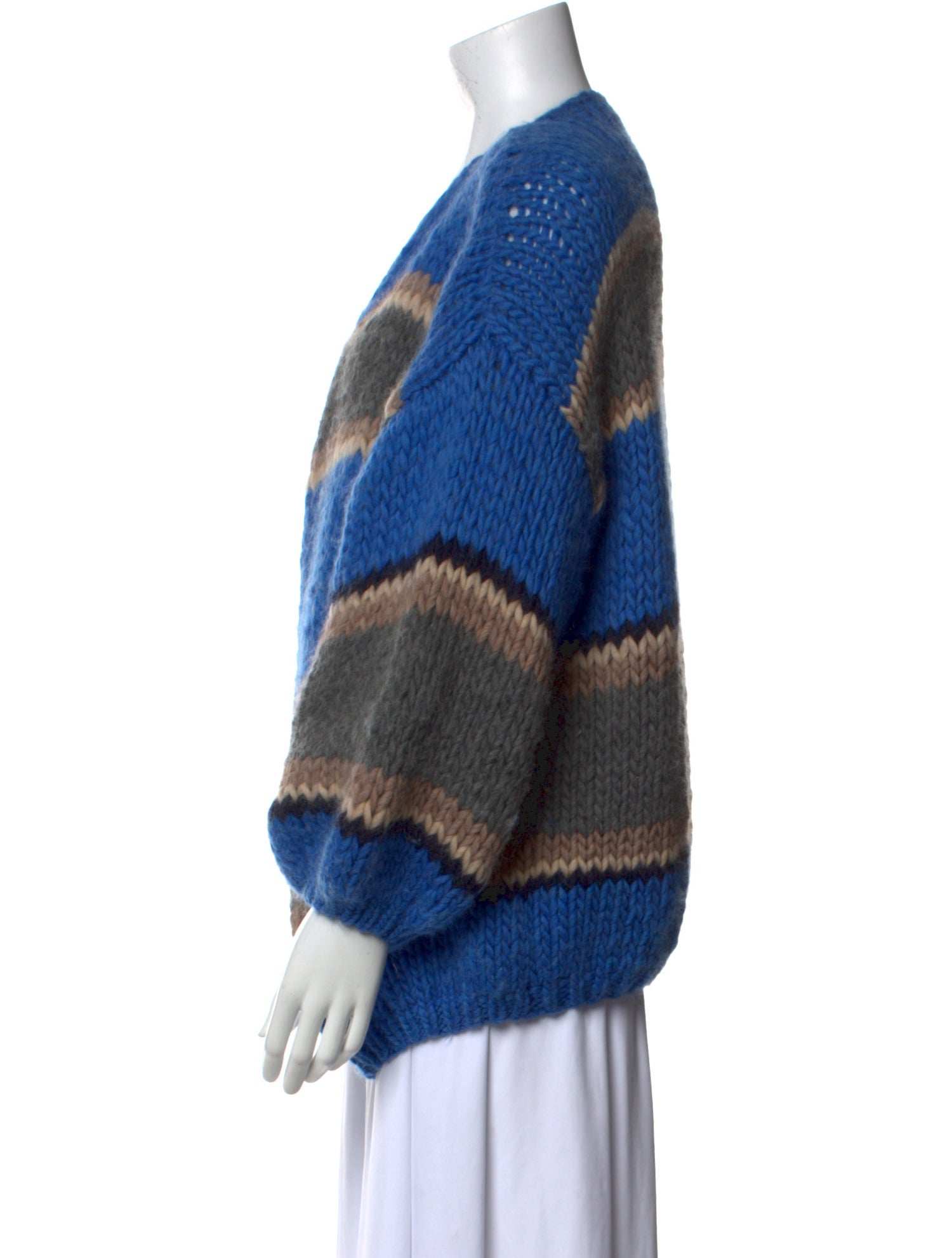 Maiami Merino Wool Printed Sweater