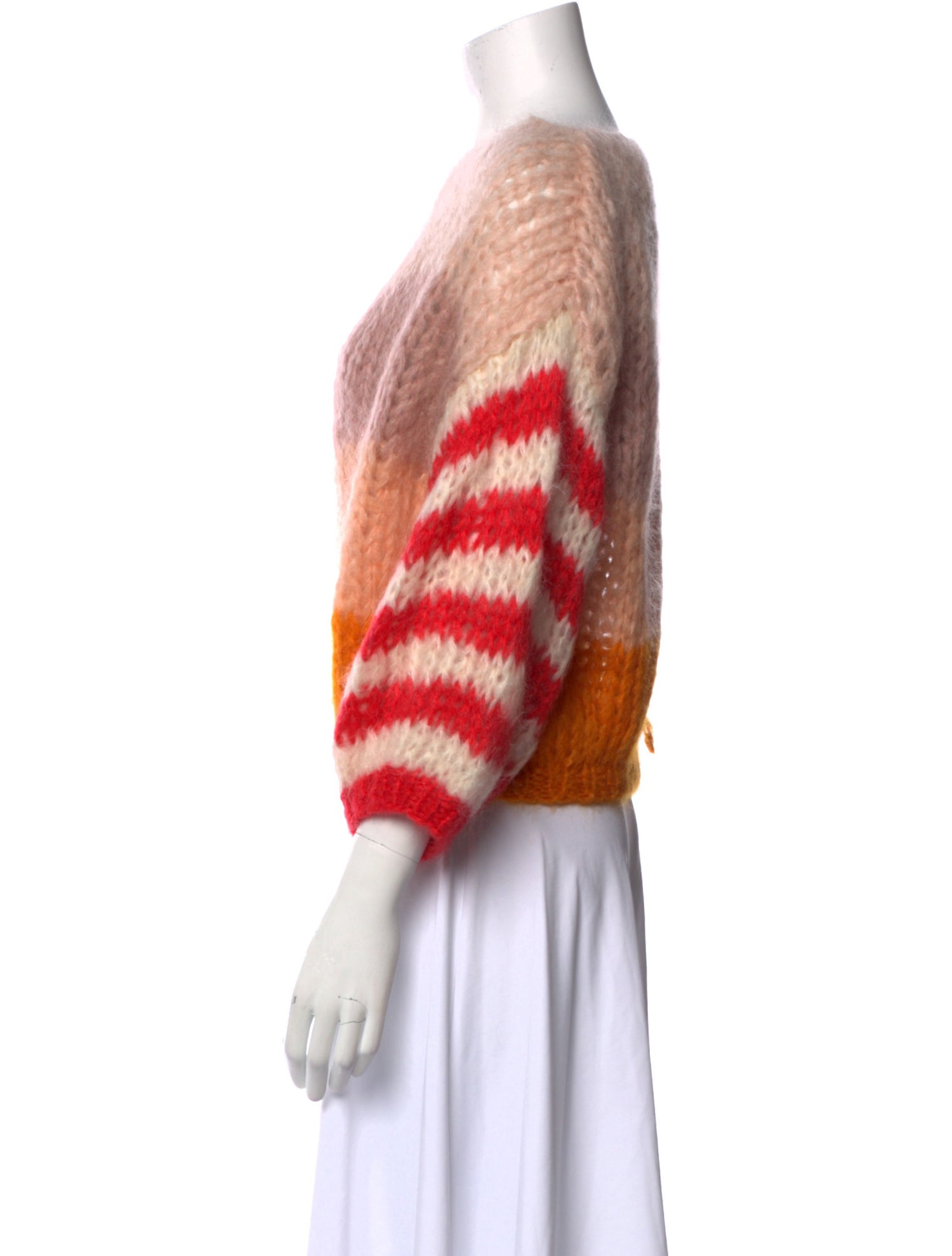 Maiami Mohair Tweed Pattern Top