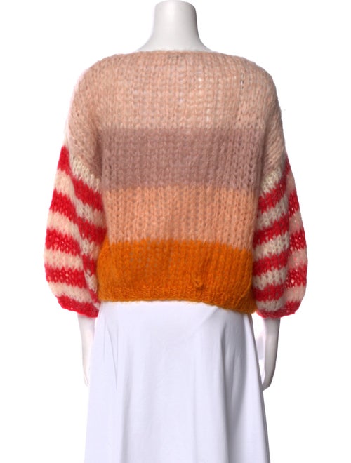 Maiami Mohair Tweed Pattern Top