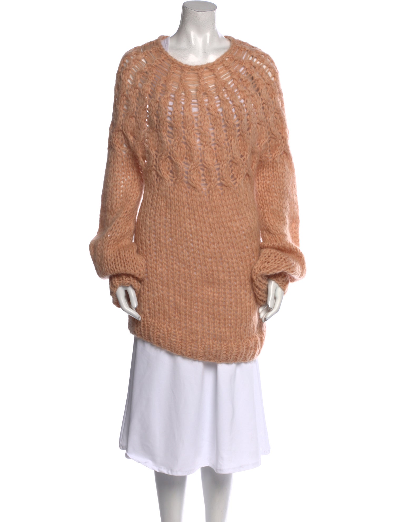 Maiami Mohair Scoop Neck Sweater w/ Tags