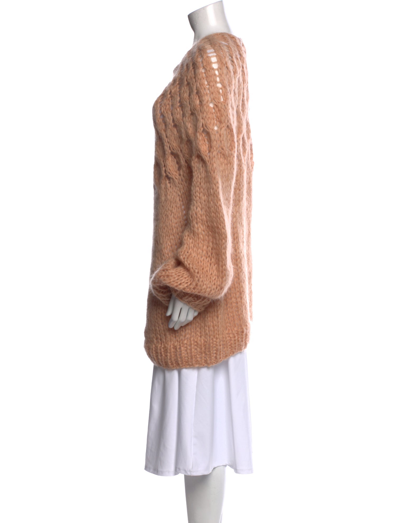 Maiami Mohair Scoop Neck Sweater w/ Tags