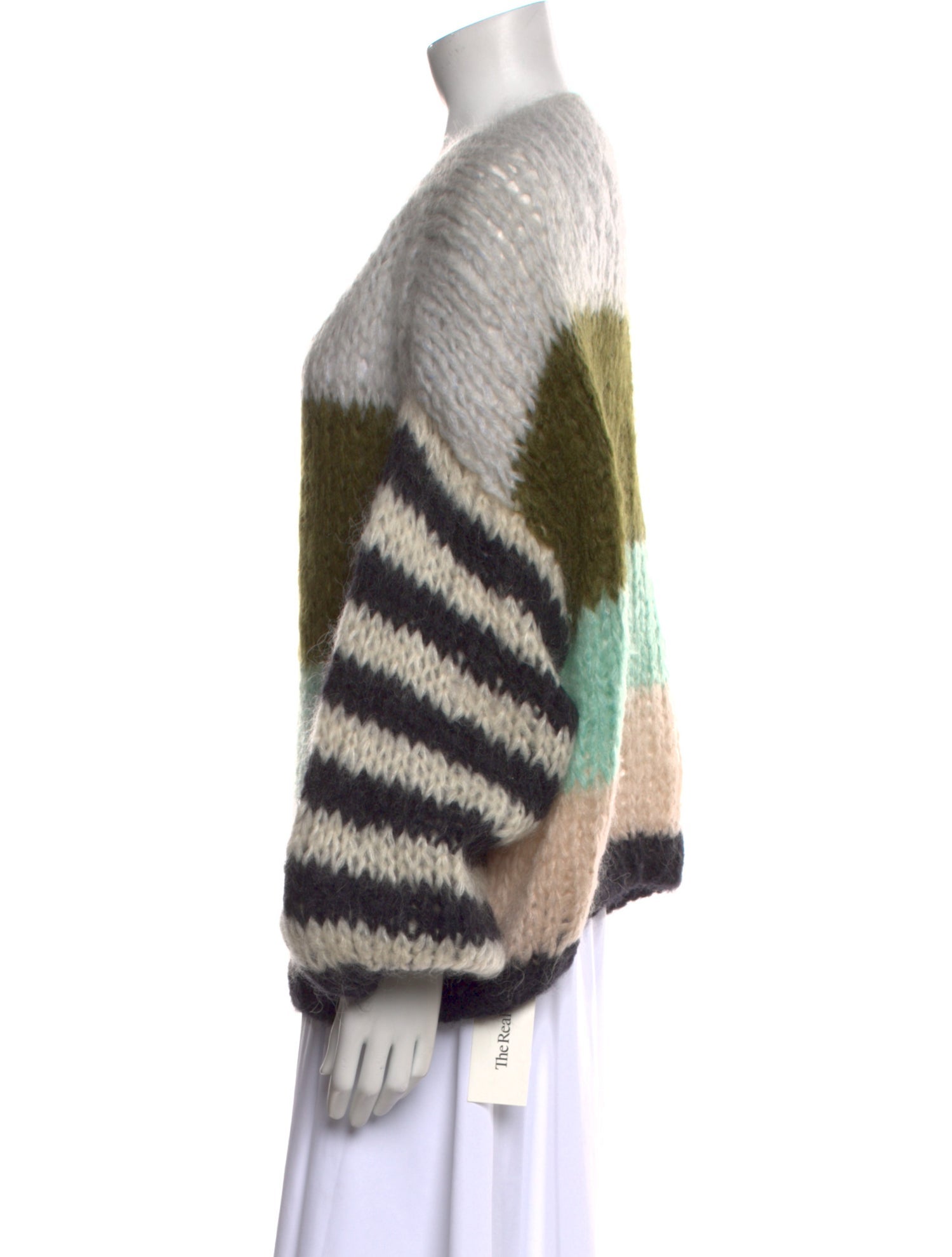 Maiami Mohair Striped Sweater