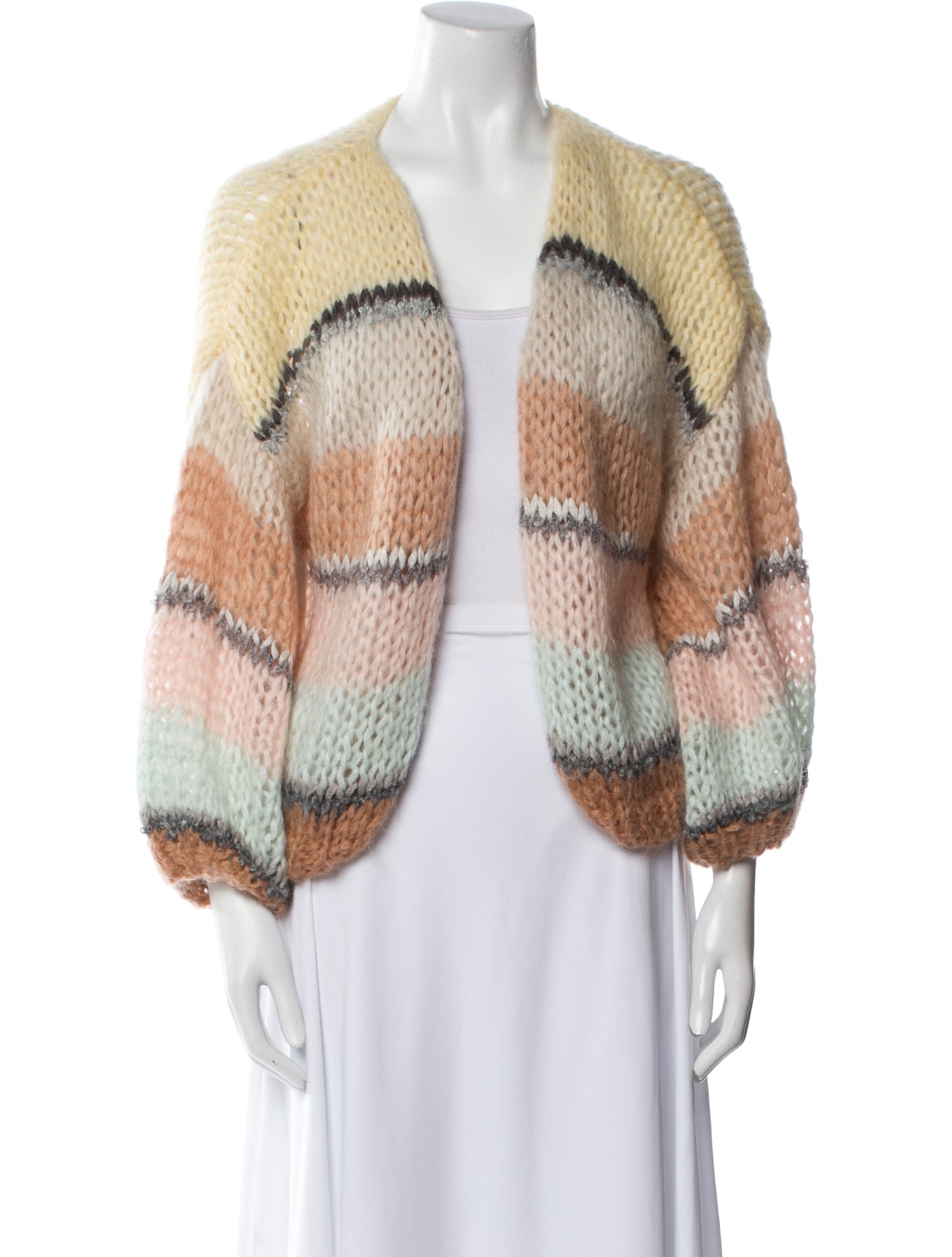 Maiami Mohair Striped Sweater