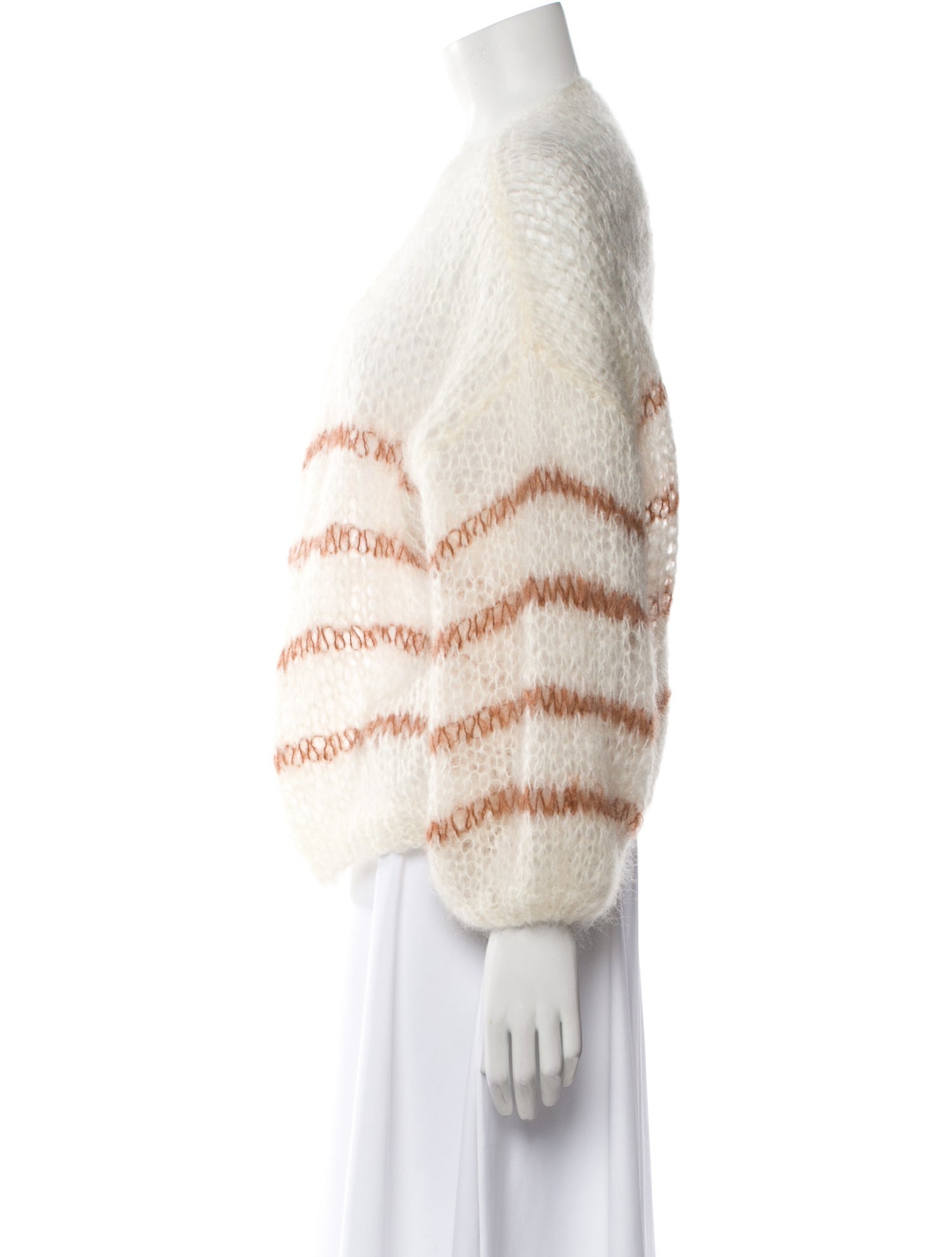 Maiami Mohair Striped Sweater