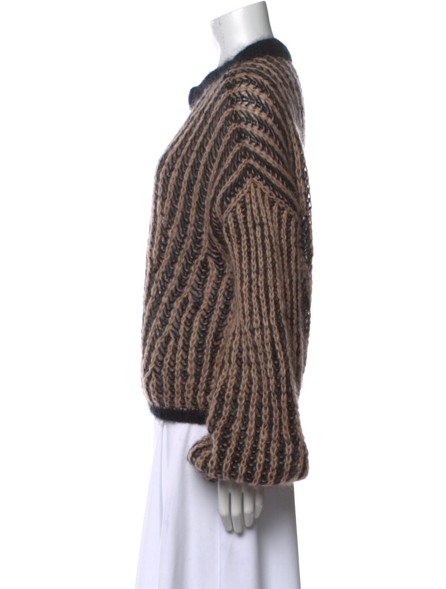 Maiami Mohair Striped Sweater