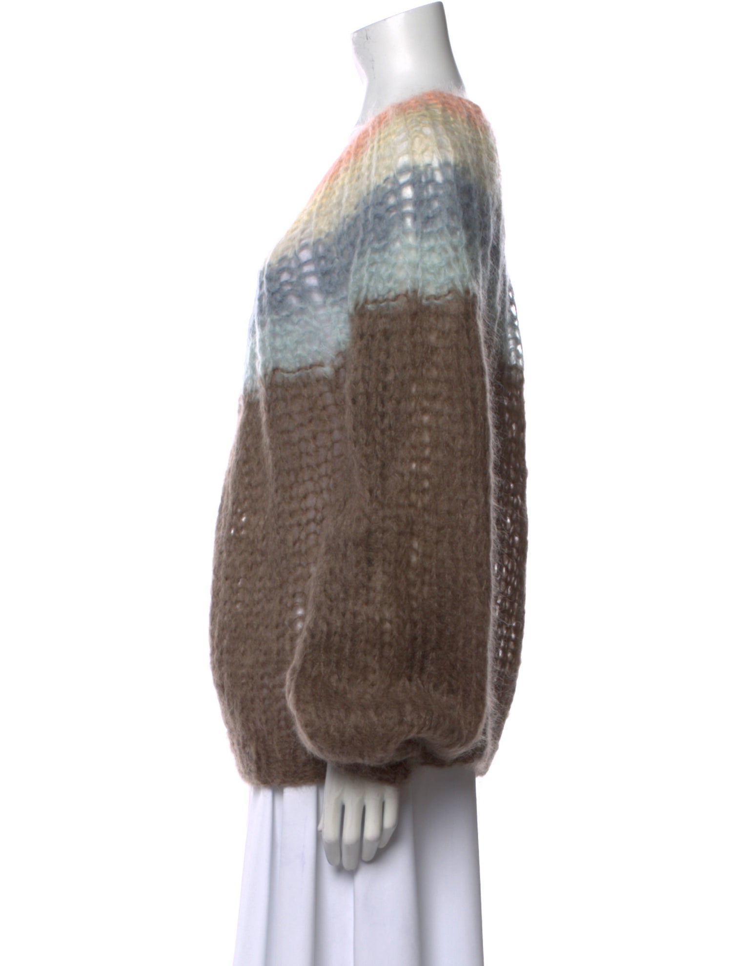 Maiami Mohair Striped Sweater