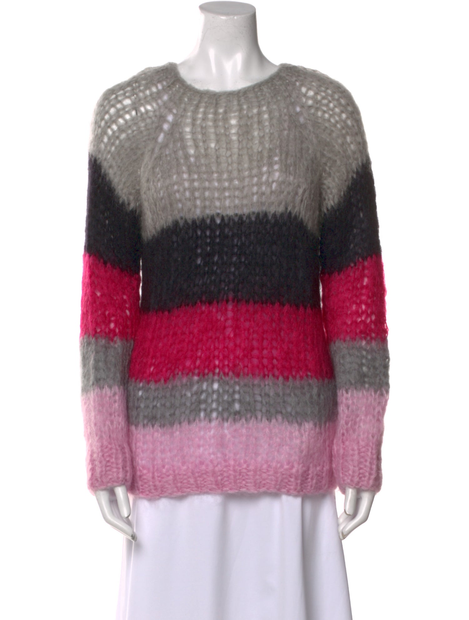 Maiami Mohair Striped Sweater