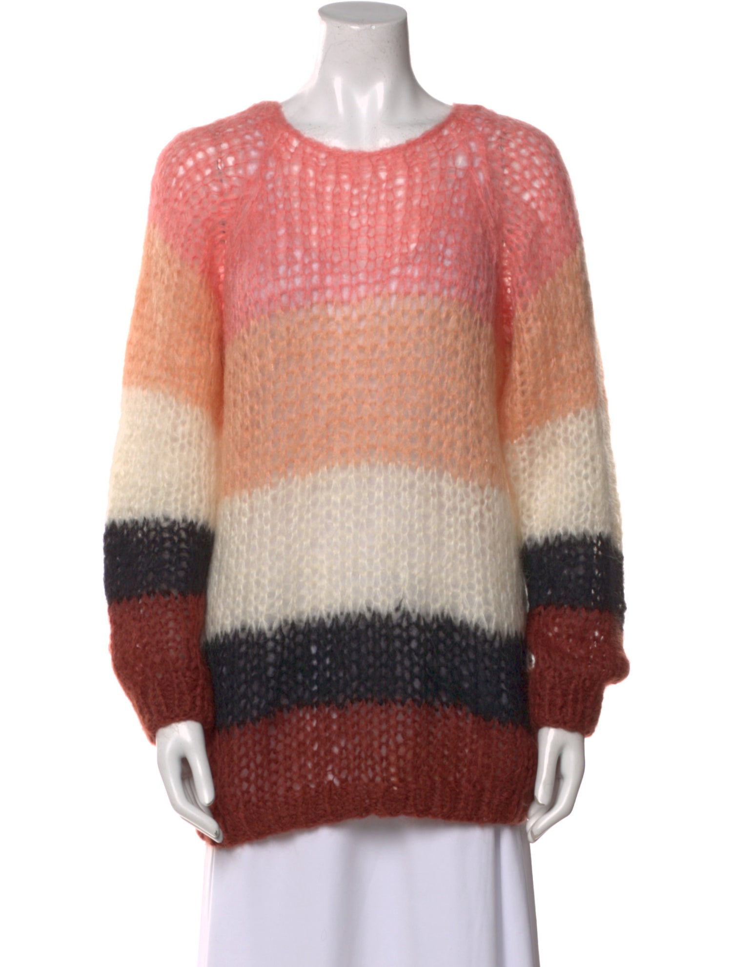Maiami Mohair Striped Sweater