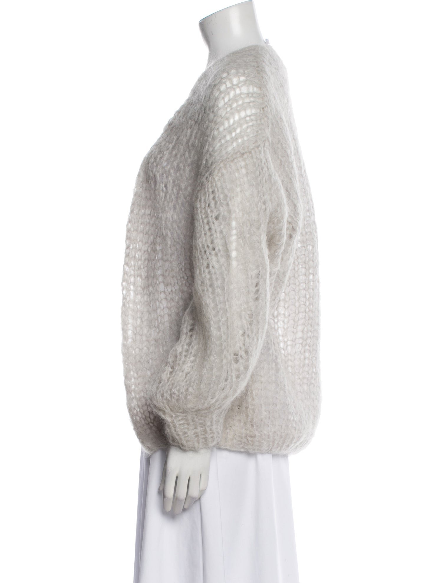 Maiami Mohair Open Front Sweater