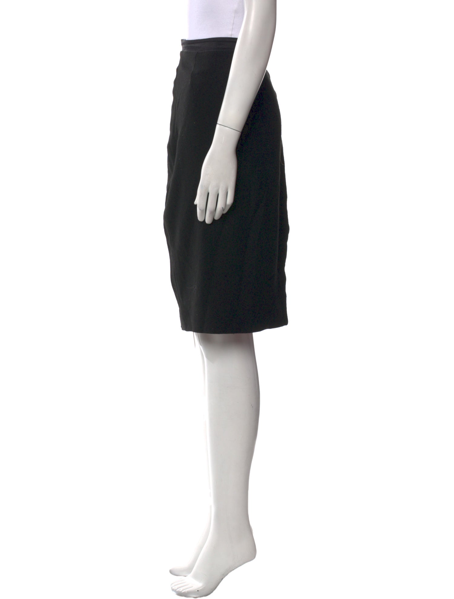 M. Miller Wool Knee-Length Skirt