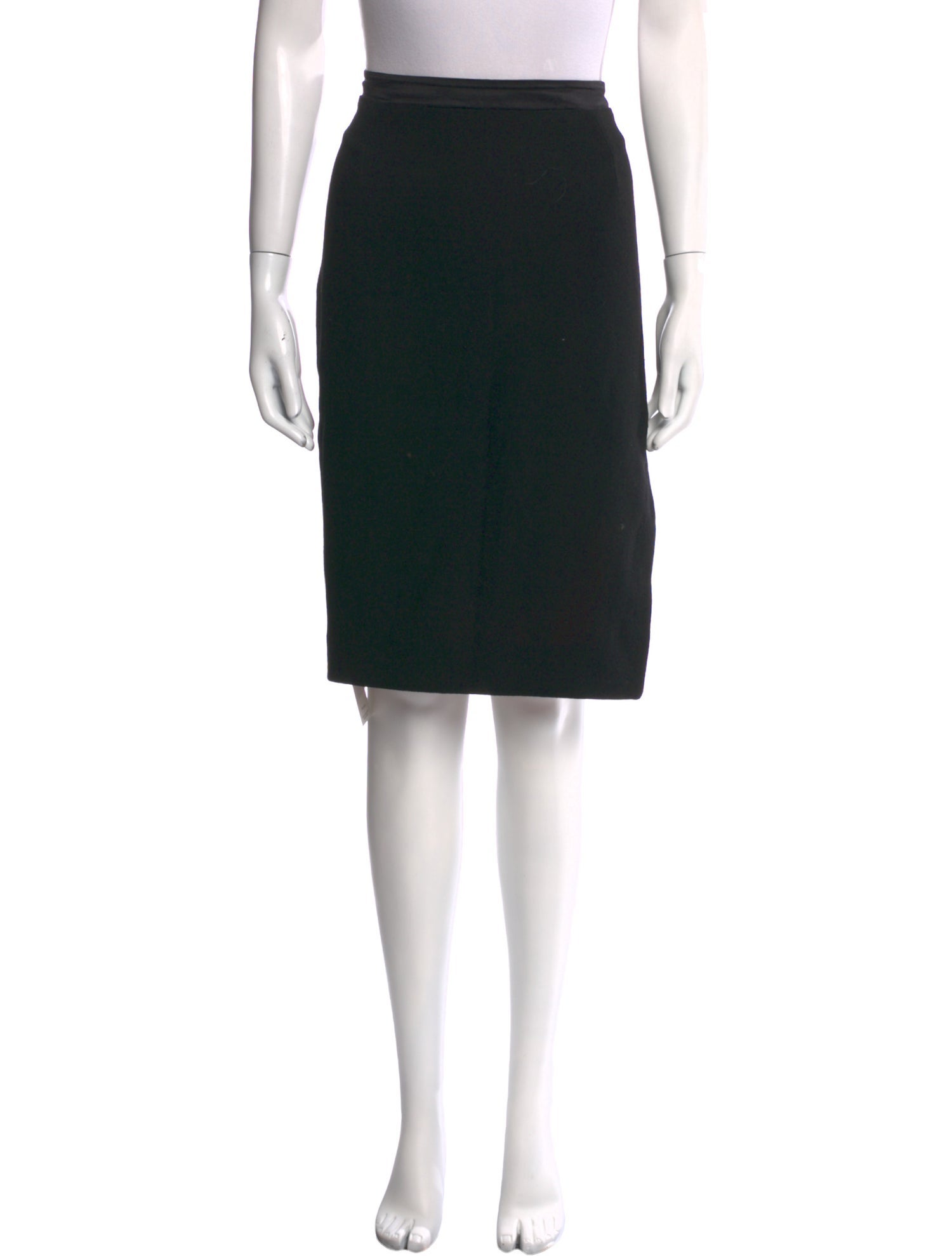 M. Miller Wool Knee-Length Skirt