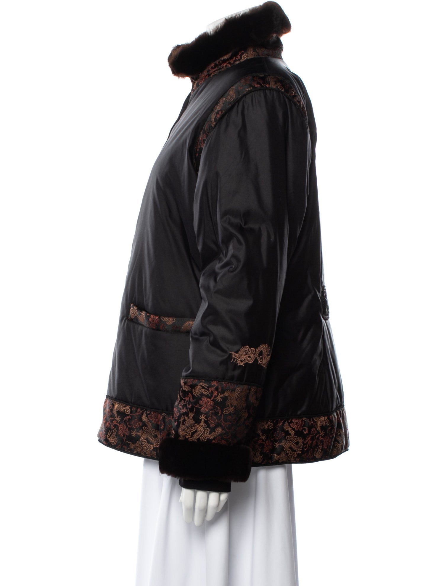 M. Miller Nylon Printed Coat