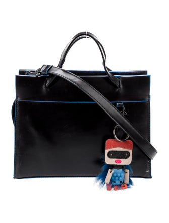 Min & Mon Embellished Leather Handle Bag