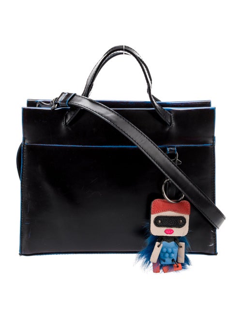 Min & Mon Embellished Leather Handle Bag