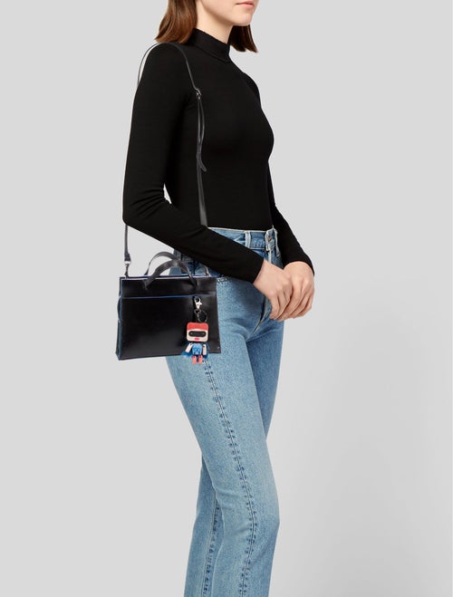 Min & Mon Embellished Leather Handle Bag