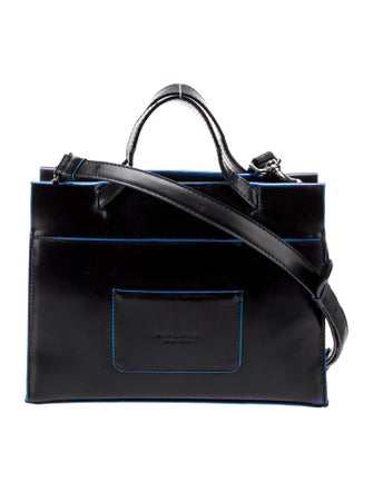 Min & Mon Embellished Leather Handle Bag