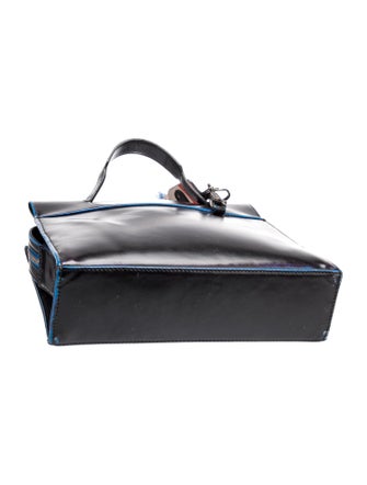 Min & Mon Embellished Leather Handle Bag