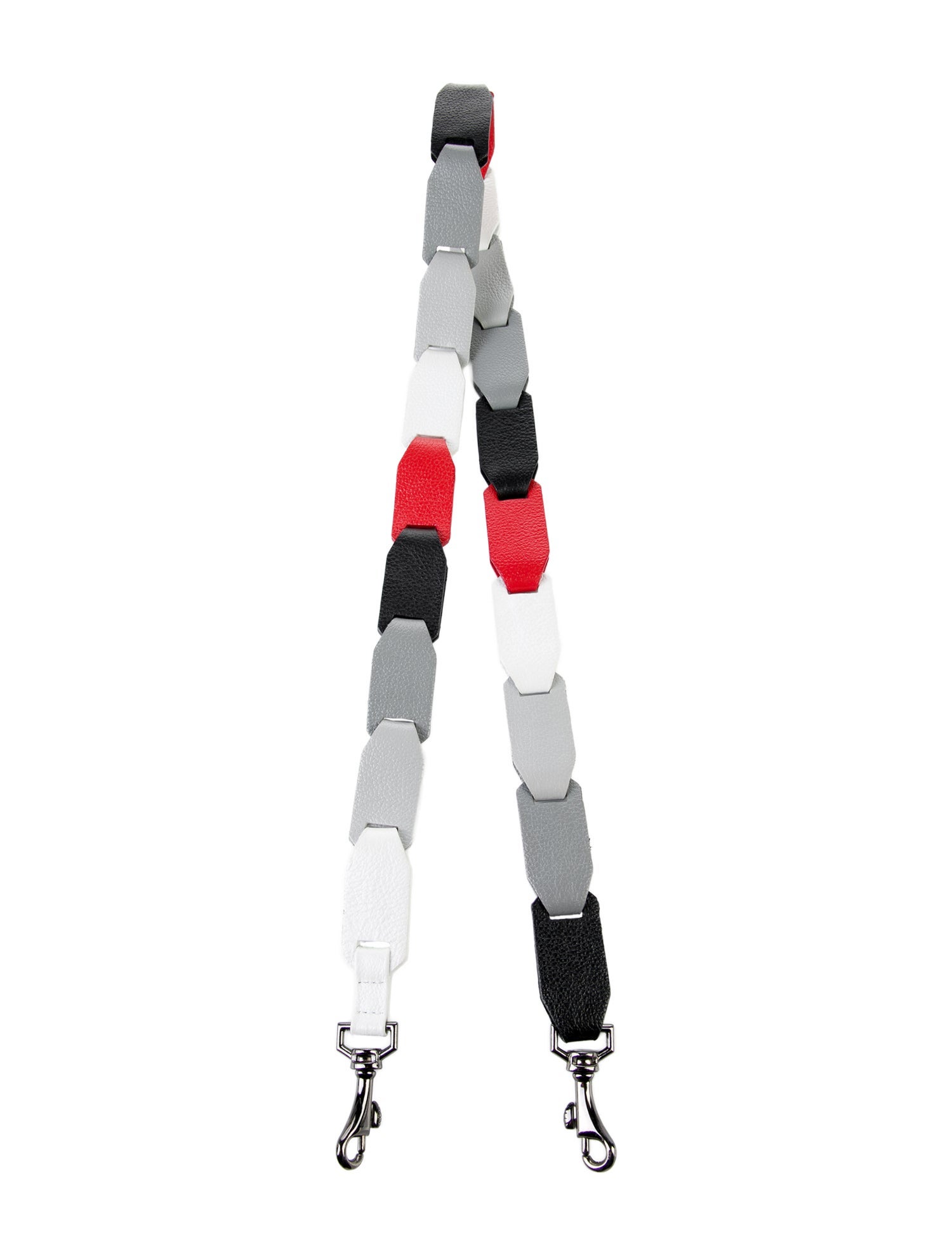 Min & Mon Multicolor Leather Bag Strap