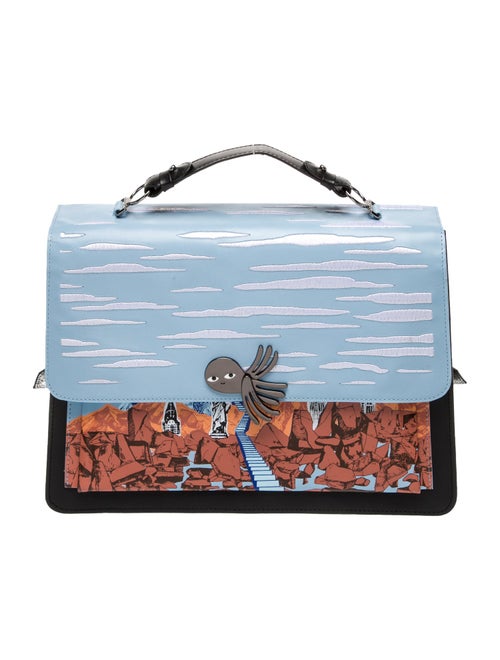 Min & Mon Leather Evening Bag