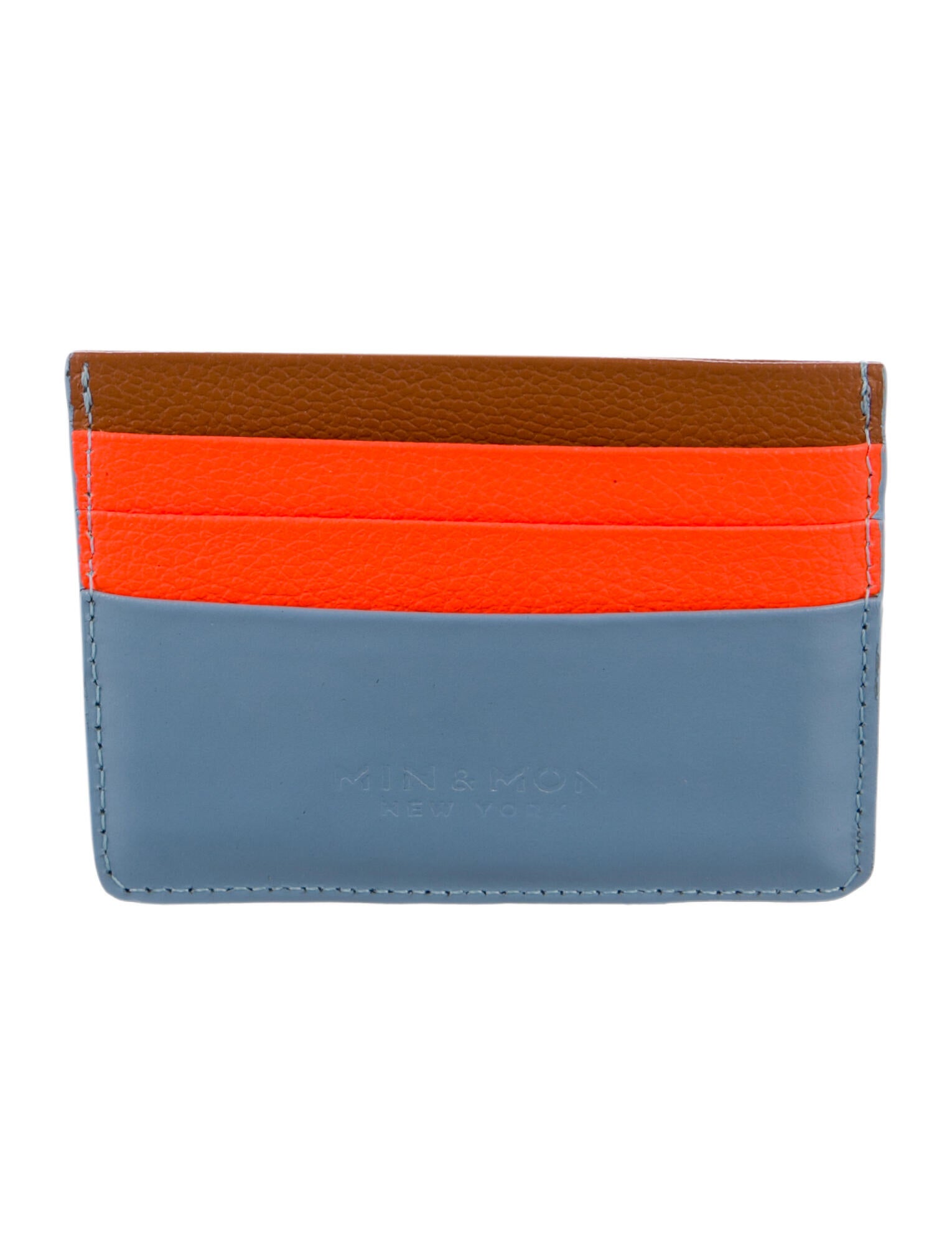 Min & Mon Leather Printed Card Holder
