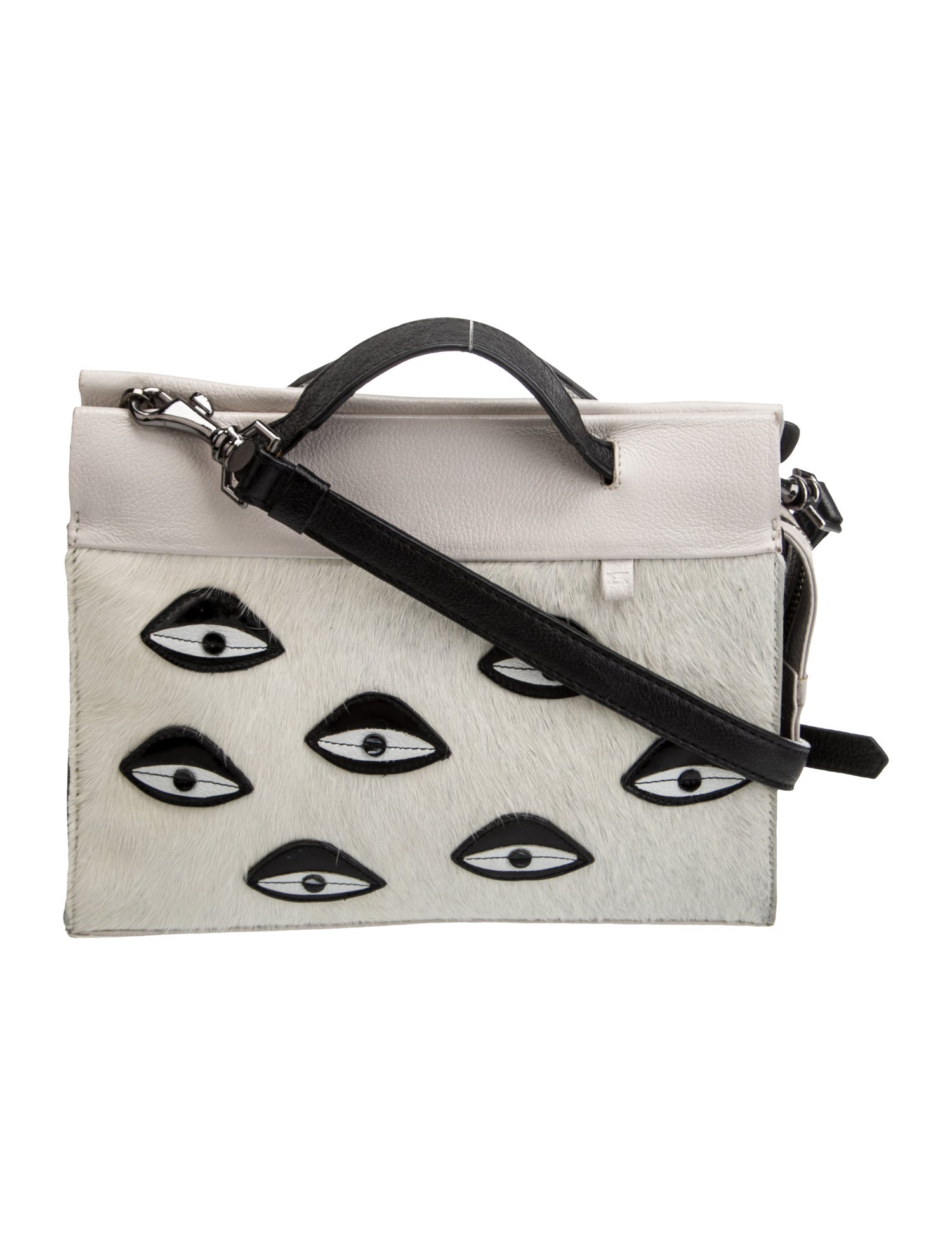 Min & Mon Calf Hair Shoulder Bag