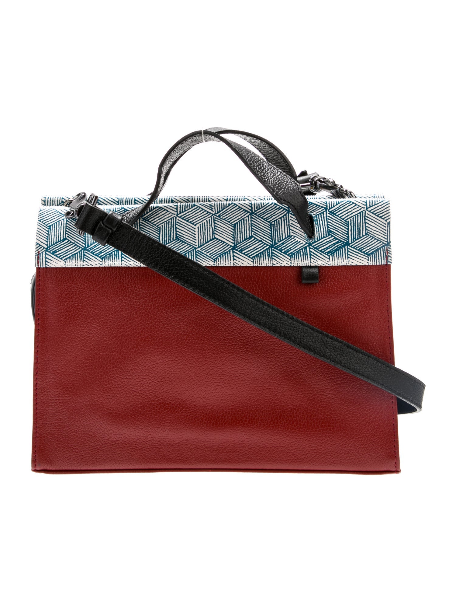 Min & Mon Leather Top Handle Bag