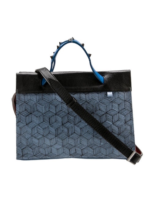 Min & Mon Leather Top Handle Bag