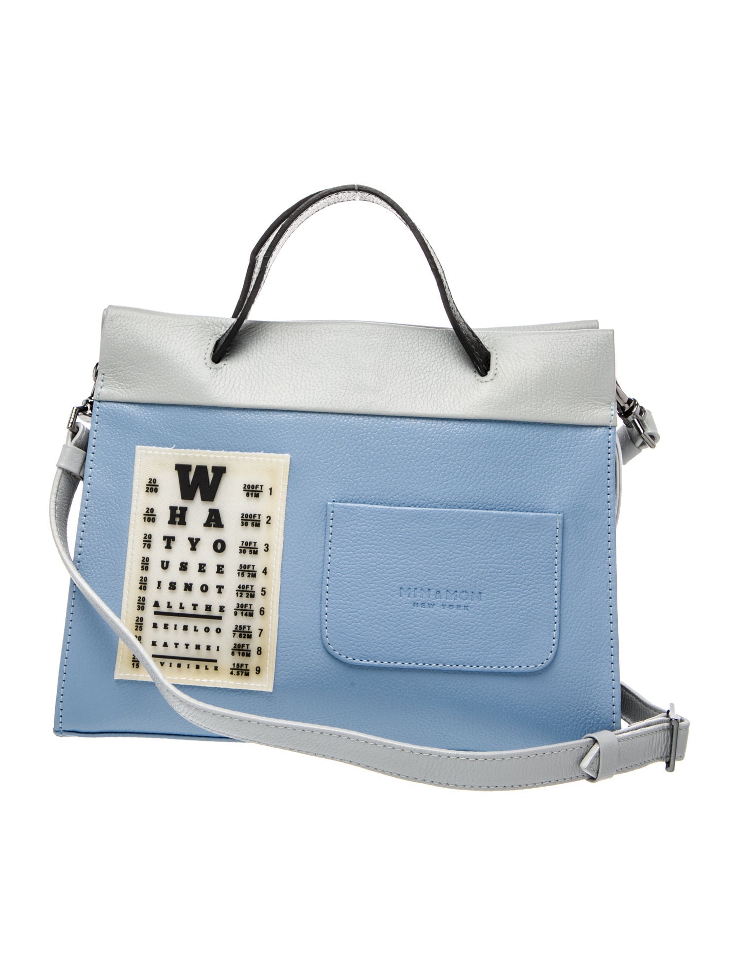 Min & Mon Leather Top Handle Bag