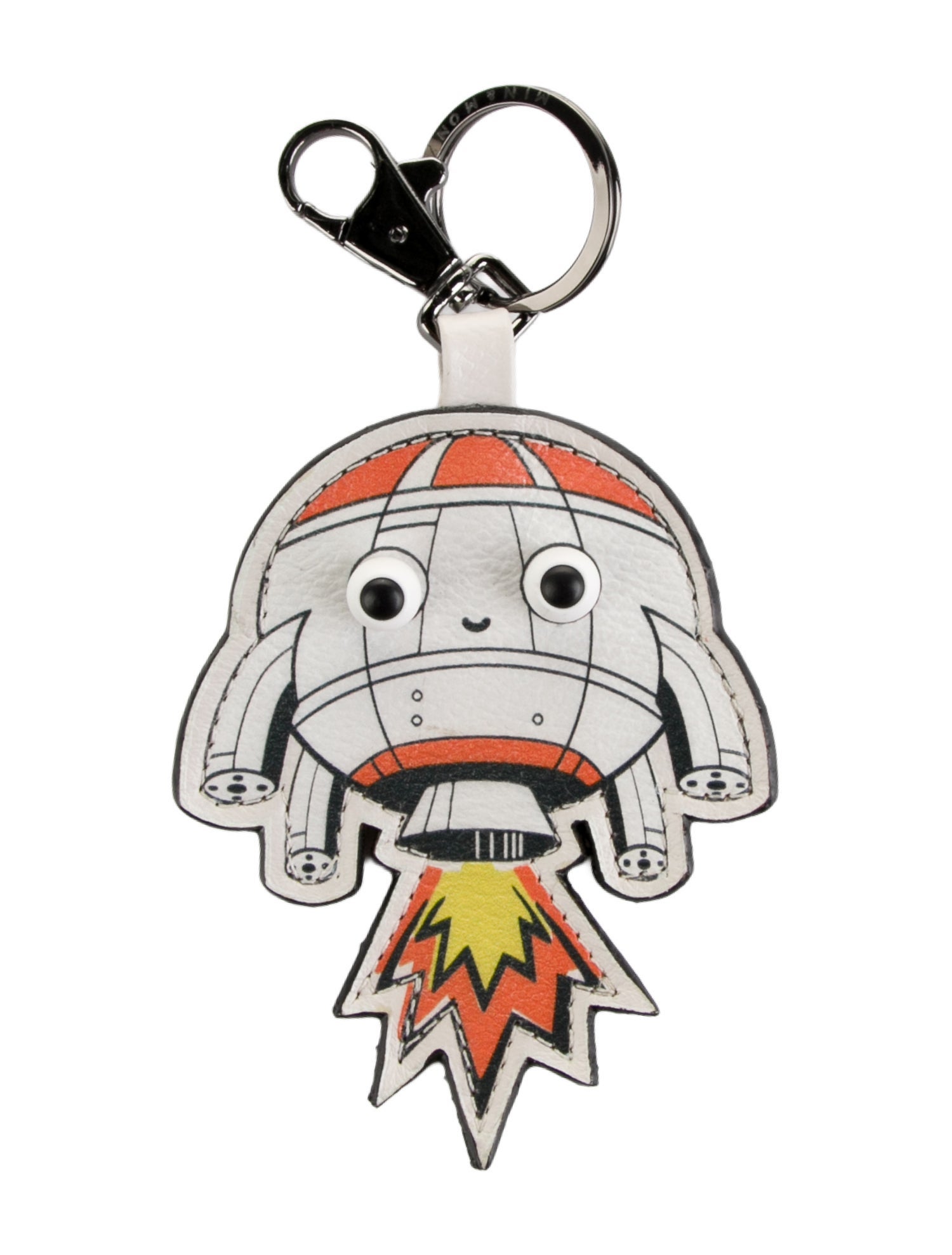 Min & Mon Helia Rocketship Charm Keychain