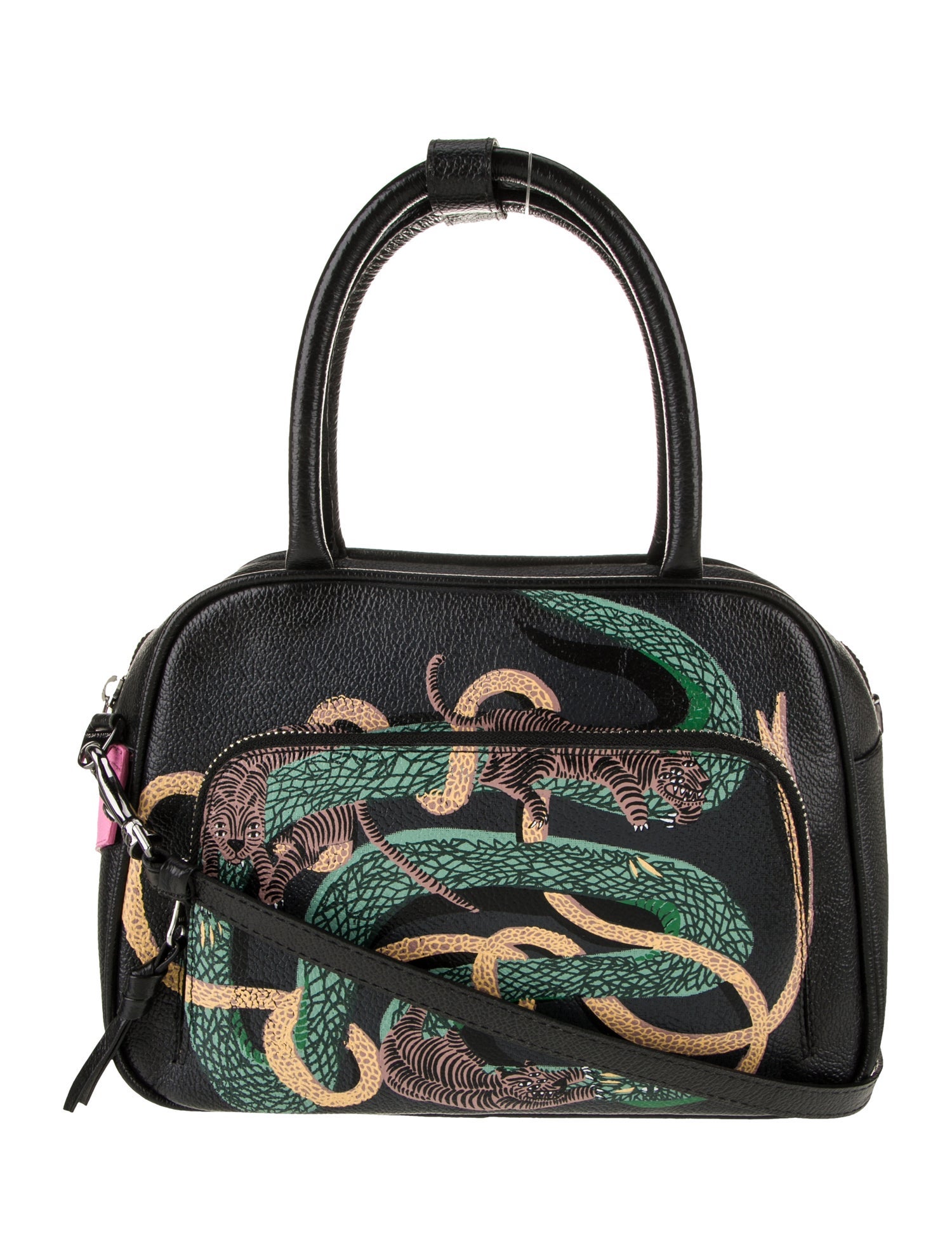 Min & Mon Leather Top Handle Bag