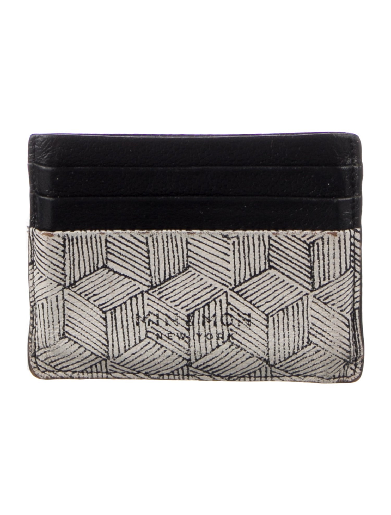 Min & Mon Leather Printed Card Holder