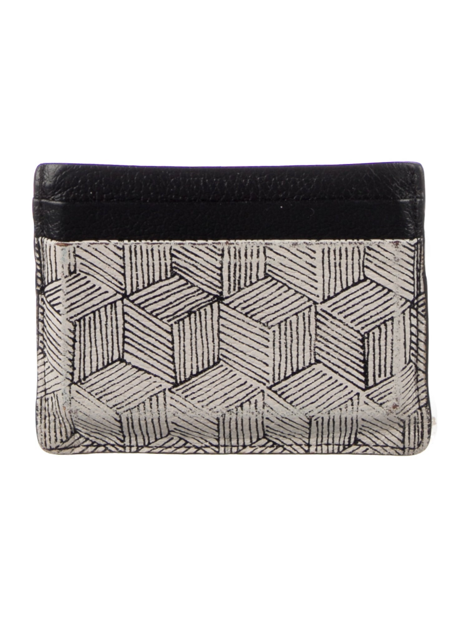 Min & Mon Leather Printed Card Holder