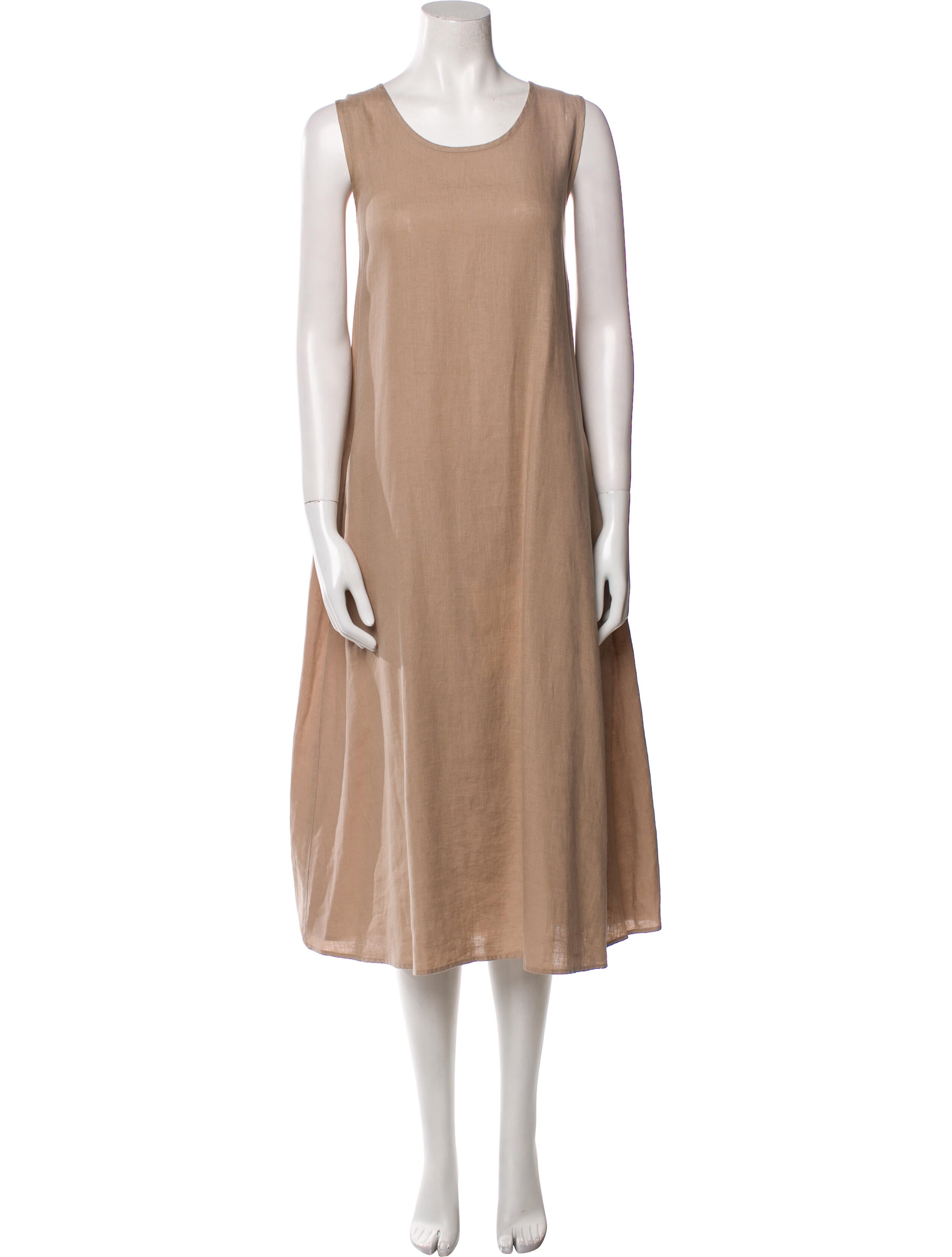 Max Mara Leisure Scoop Neck Midi Length Dress