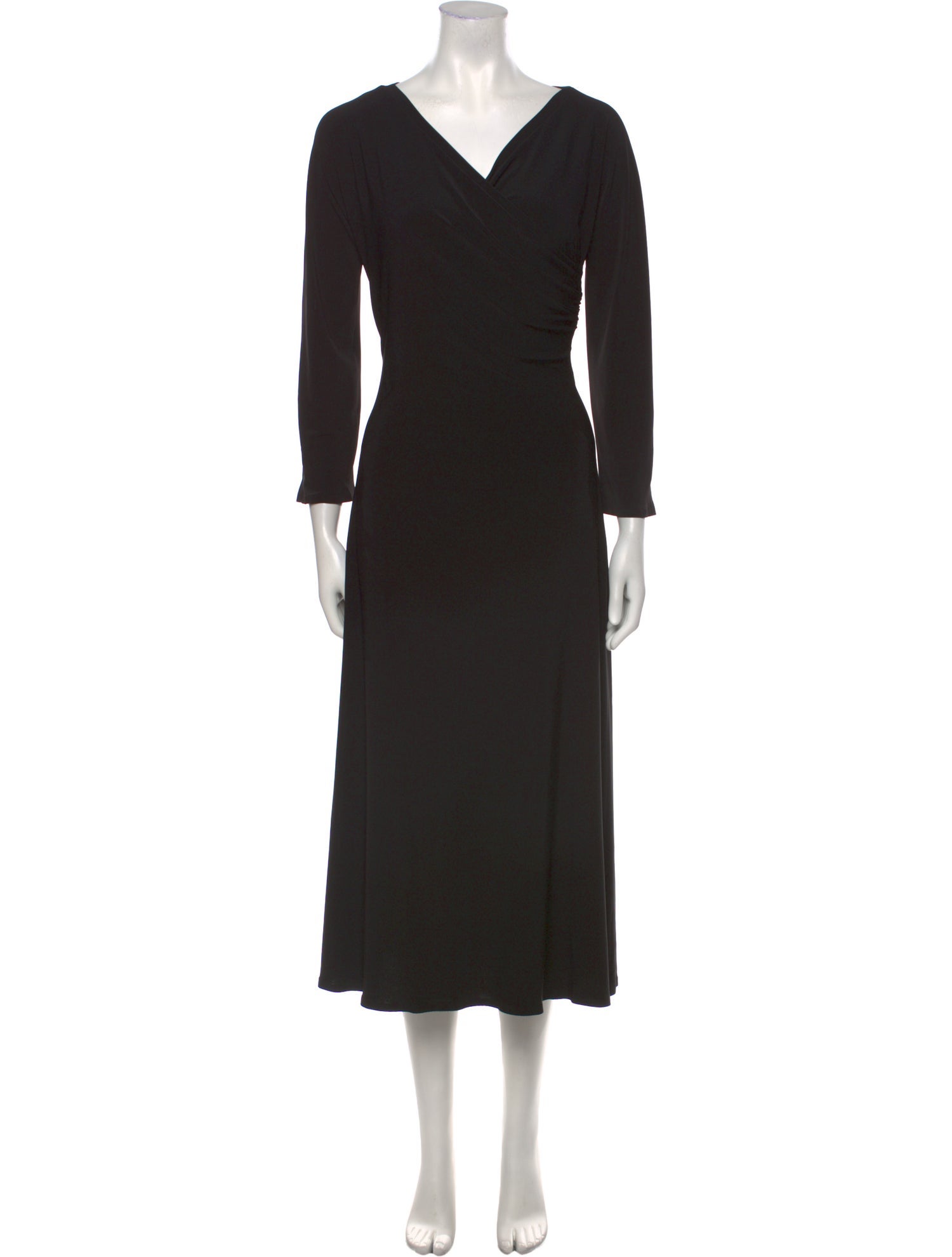 Max Mara Leisure V-Neck Midi Length Dress