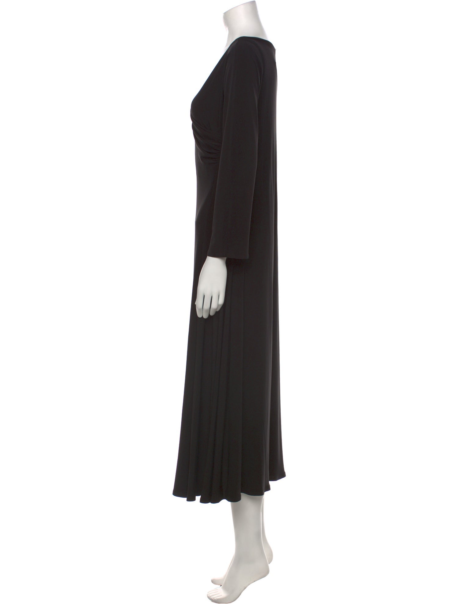 Max Mara Leisure V-Neck Midi Length Dress
