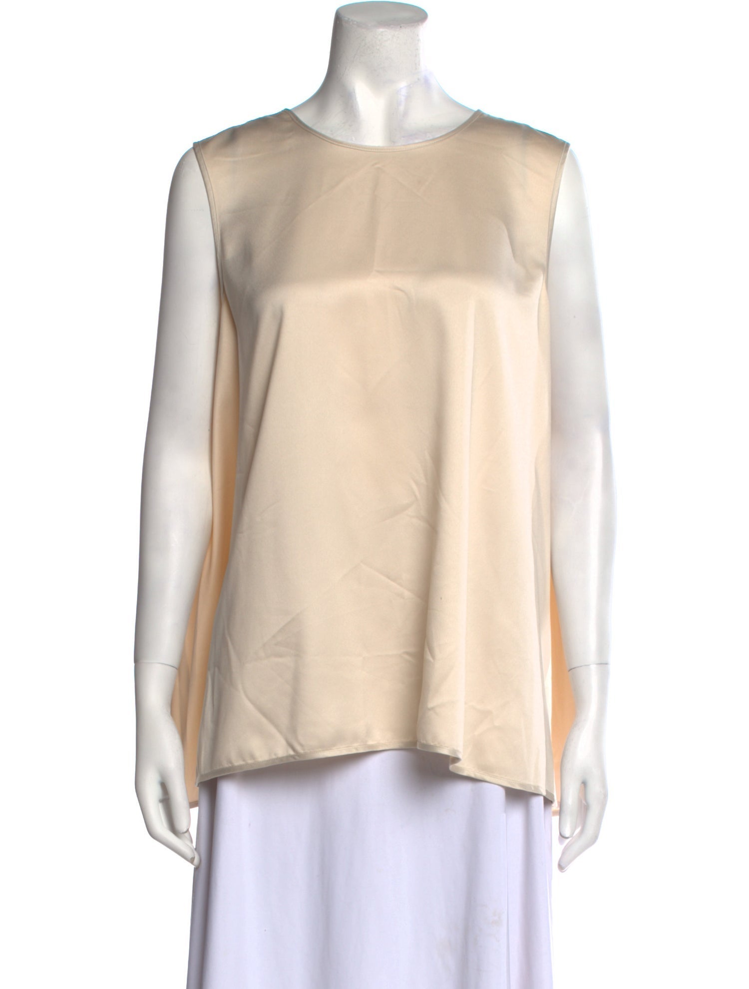 Max Mara Leisure Crew Neck Sleeveless Blouse