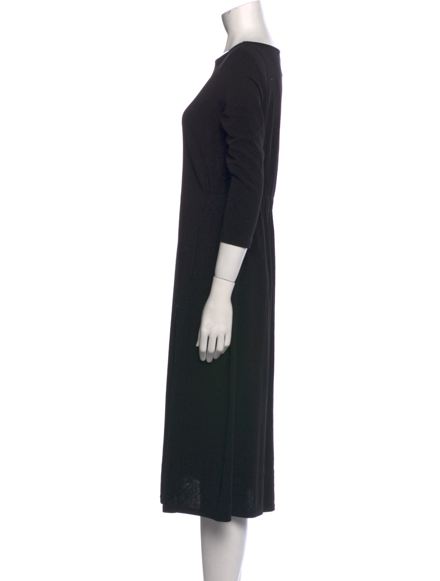 Max Mara Leisure Bateau Neckline Midi Length Dress