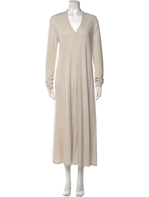 Max Mara Leisure V-Neck Long Dress