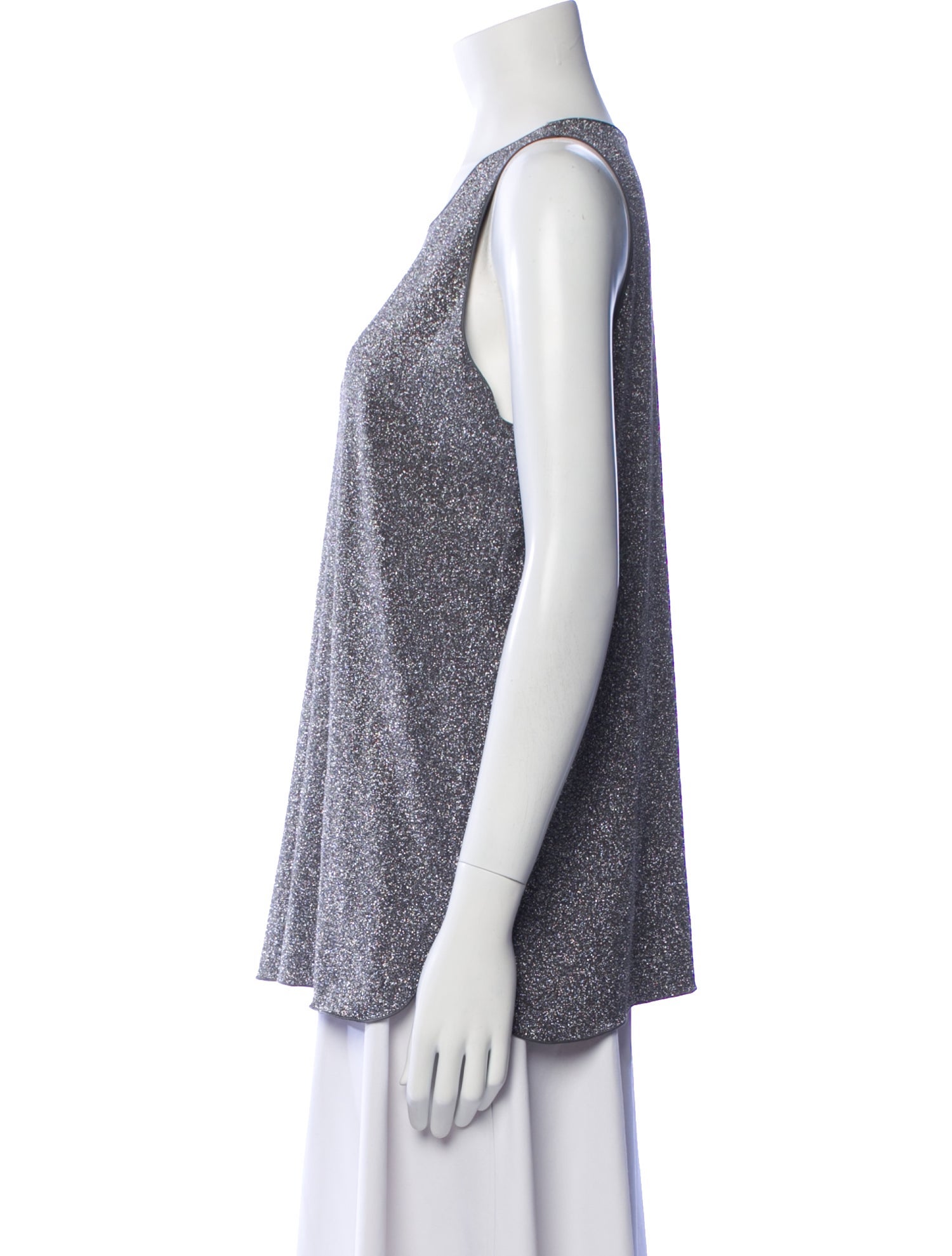 Max Mara Leisure Scoop Neck Sleeveless Top