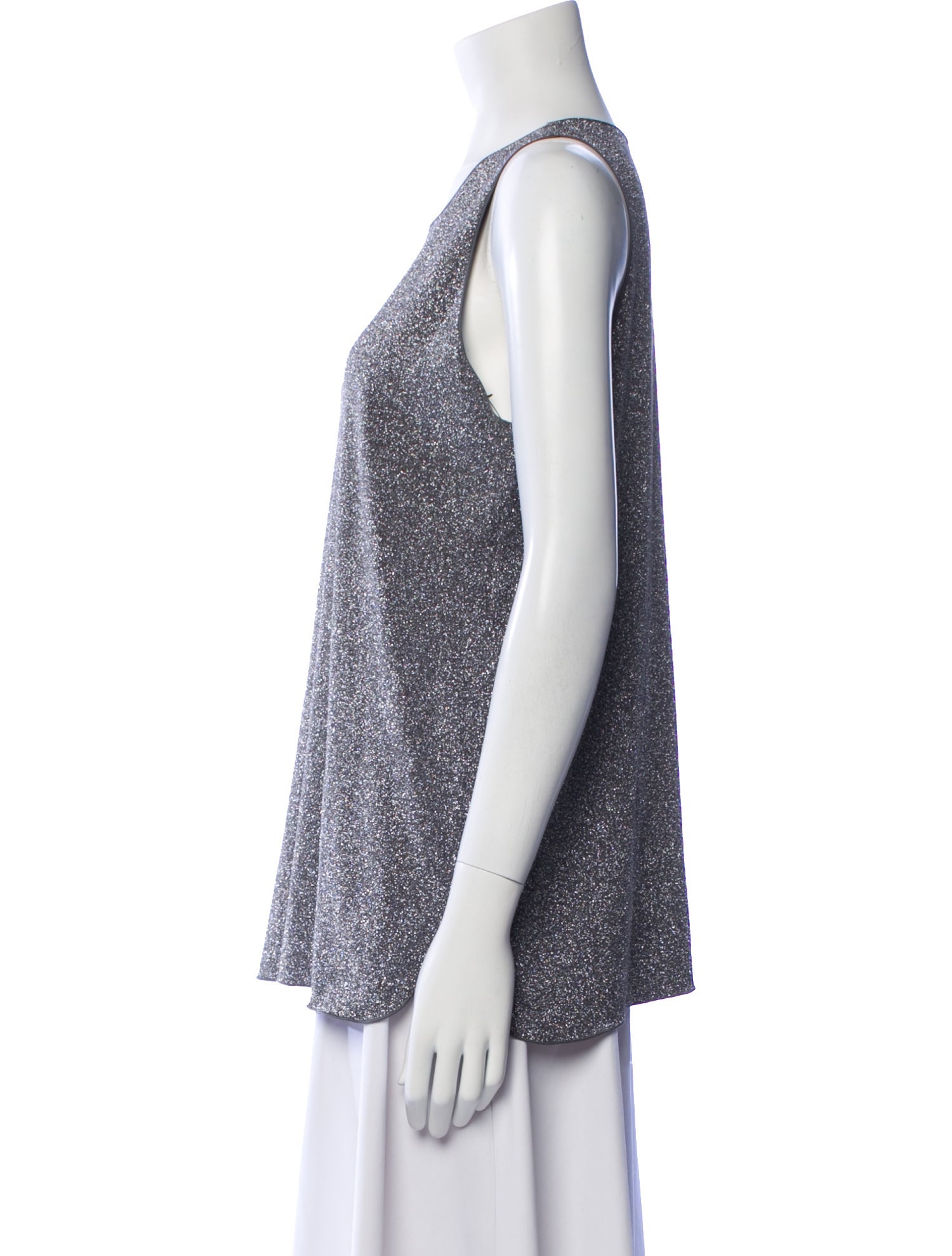Max Mara Leisure Scoop Neck Sleeveless Top
