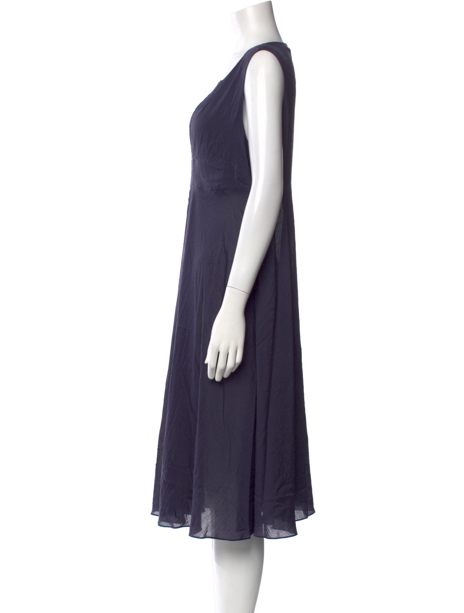 Max Mara Leisure V-Neck Midi Length Dress