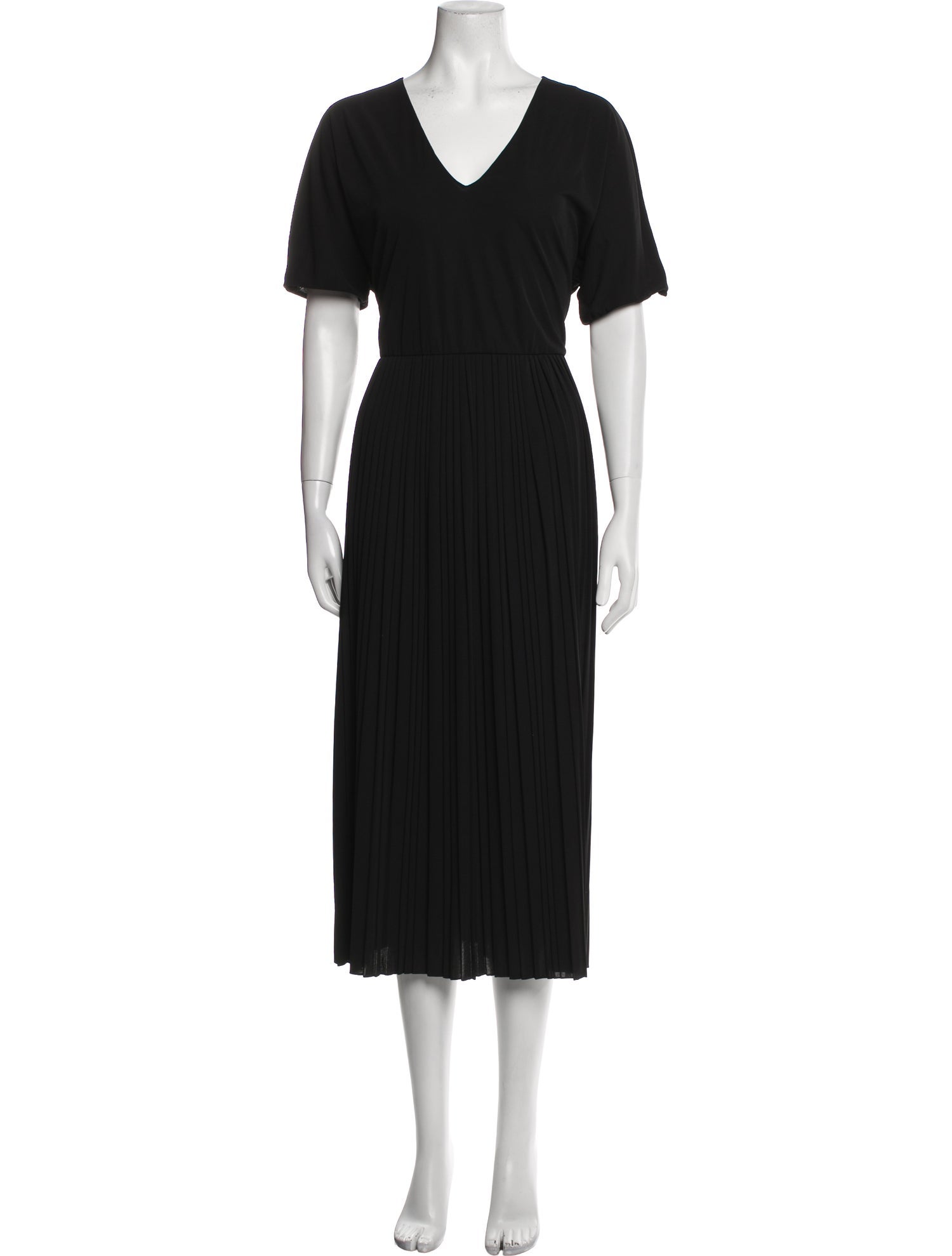 Max Mara Leisure V-Neck Midi Length Dress