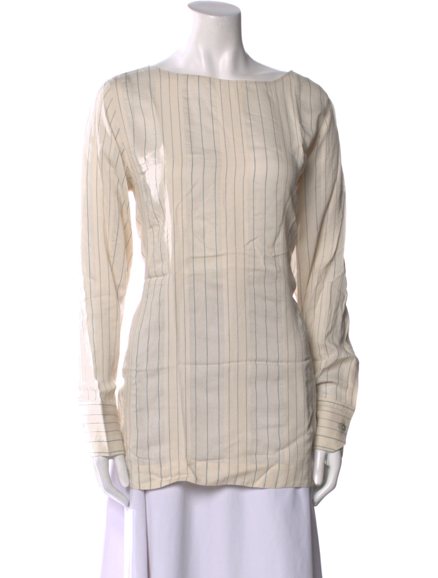 Max Mara Leisure Striped Bateau Neckline Tunic