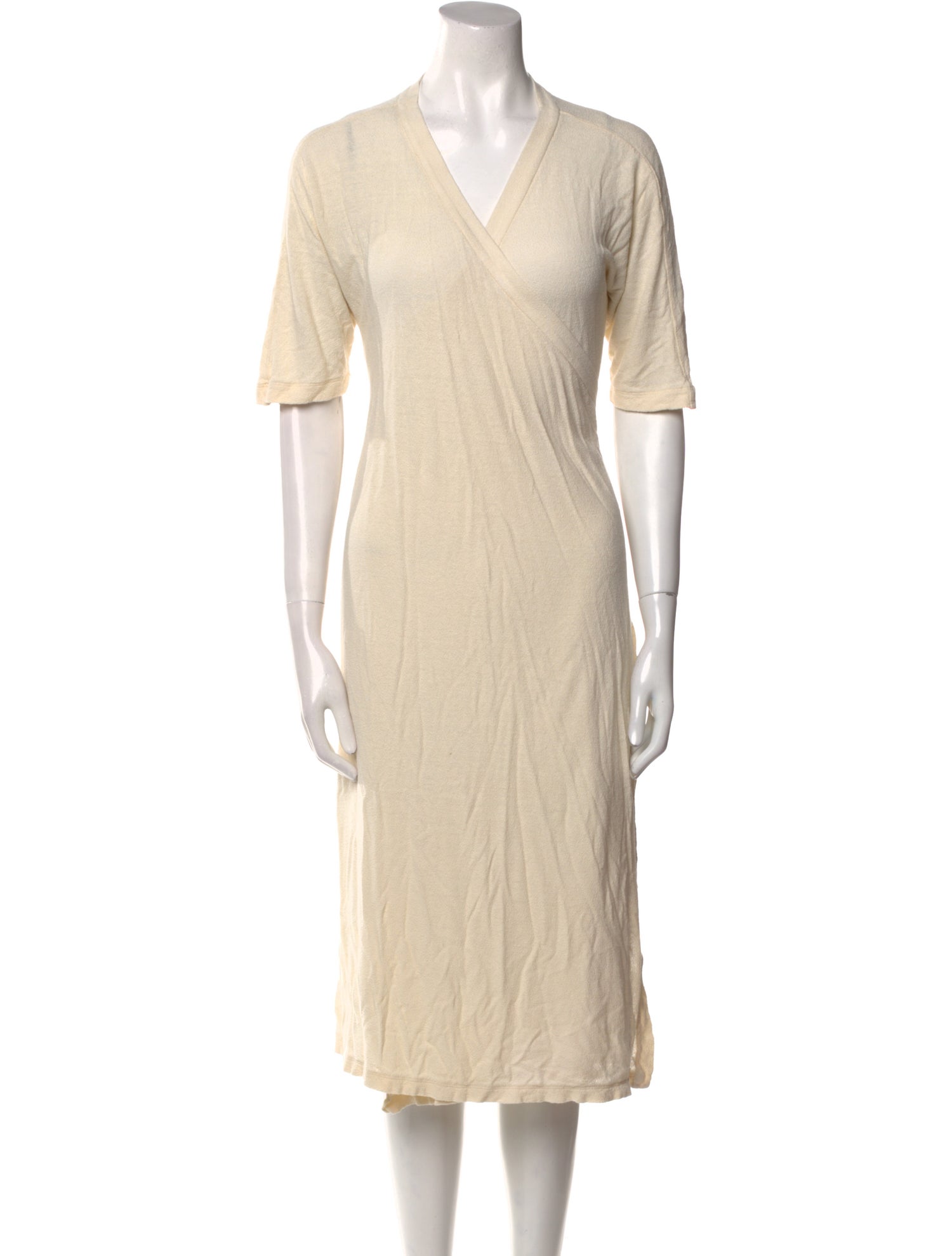 Max Mara Leisure V-Neck Midi Length Dress